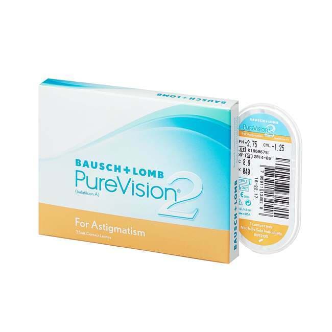 BAUSCH&LOMB PURE VISION 2 FOR ASTIGMATISM